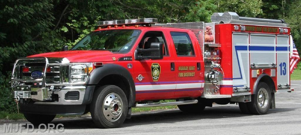 Engine 13 (type 2)
2016 F-550, 300 Gals, 1500 GPM